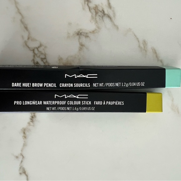 MAC Dare Hue Brow Pencil and Pro Longwear Colour Stick - Picture 1 of 2